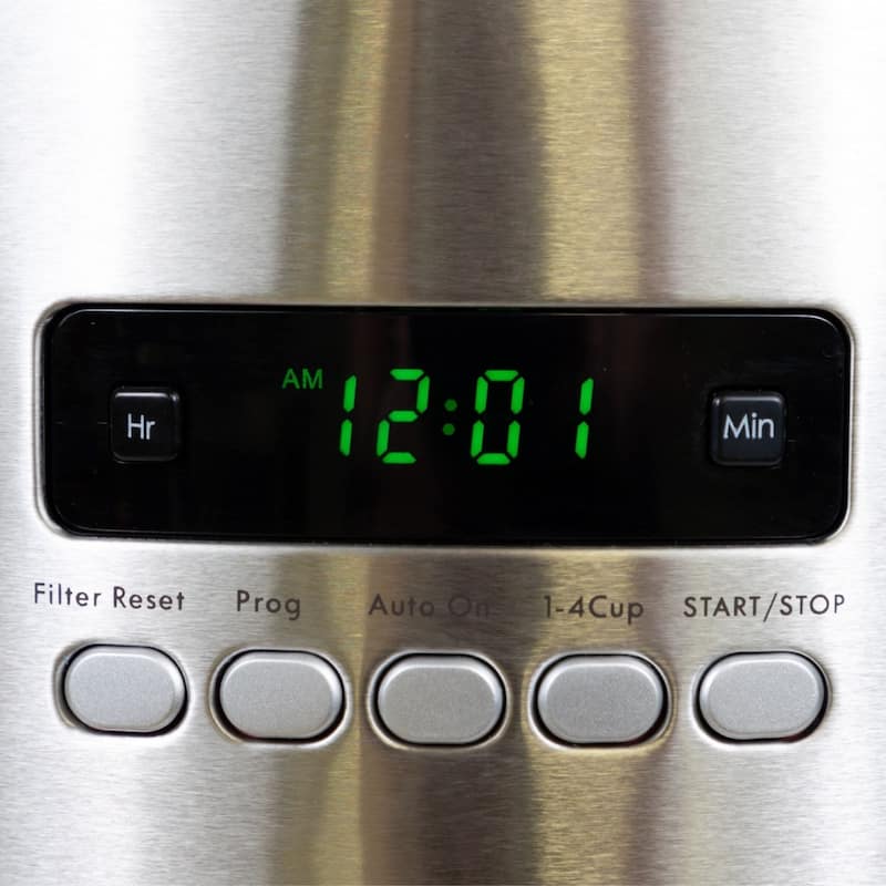 Kenmore Aroma Control 12-Cup Programmable Coffee Maker, Black and Stainless Steel, Reusable Filter