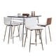 preview thumbnail 28 of 32, Porch & Den Naldi-Mason Swivel 5-Piece Counter Height Dining Set