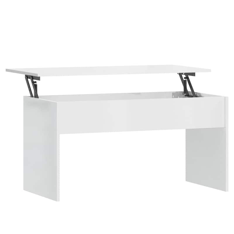 vidaXL Coffee Table Lift Top End Table Accent Side Sofa Table Engineered Wood - 40.2" x 19.9" x 20.7"