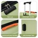 preview thumbnail 11 of 31, Contrast Color 3 Piece Luggage Set Hardside Spinner Suitcase