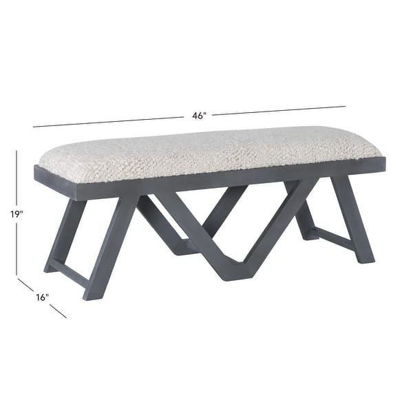 Linon Bonney Boho Upohostered Entryway Bench
