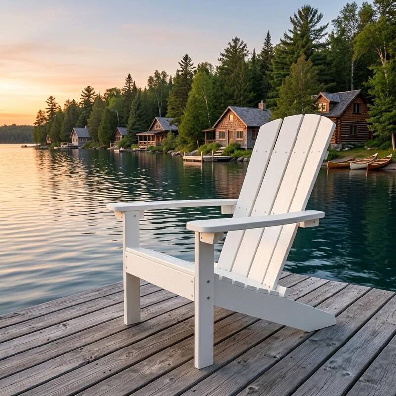 Lakeside Faux Wood Adirondack Chair