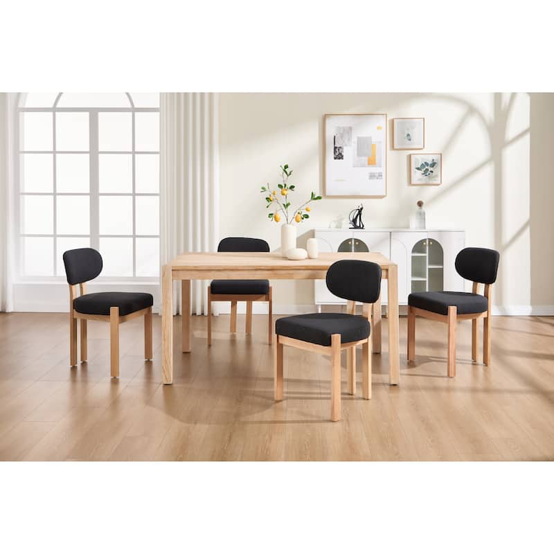 Wooden Dining Chairs Set of 2