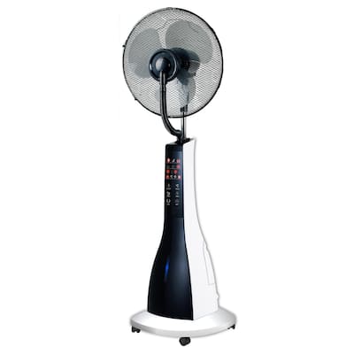Canary Products/White Intelligent Cool Mist Standing Oscillating Fan, 47.25 Inches Tall