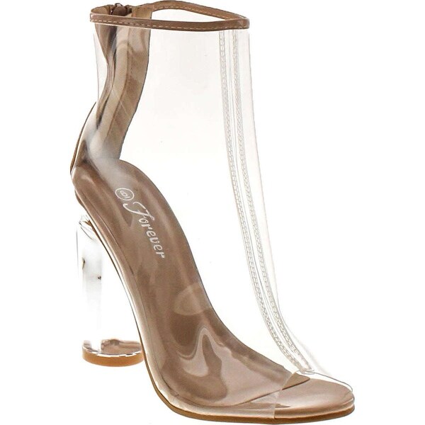 translucent block heels