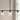 YANSUN 3-Light Matte Black Kitchen Linear Island Pendant Light Vintage Industrial Chandelier Light with Clear Glass Shade