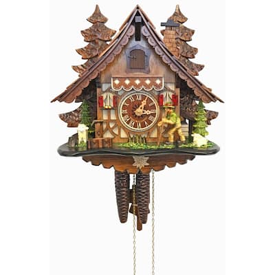 12" Engstler Weight-Driven Full Size Cuckoo Wall Clock