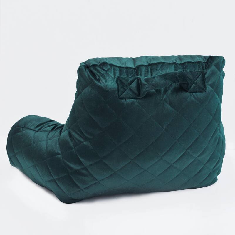 Velvet Do-It-Yourself Bedrest Reading Pillow Cover and Filling