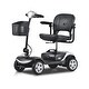 preview thumbnail 21 of 61, 4 Wheel Mobility Scooter Compact 300 Lb Load Bearing Capacity 300w Motor Wheelchair Device For Grown-ups Elderly Silver