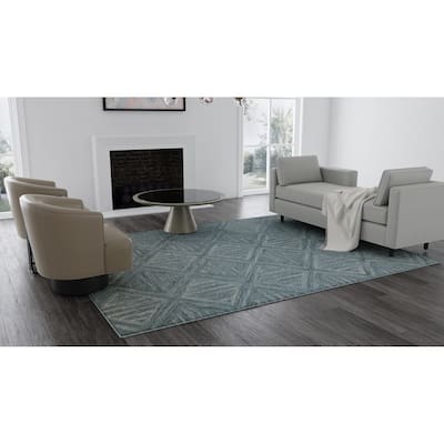 Bashian Nayla Azure Transitional Area Rug