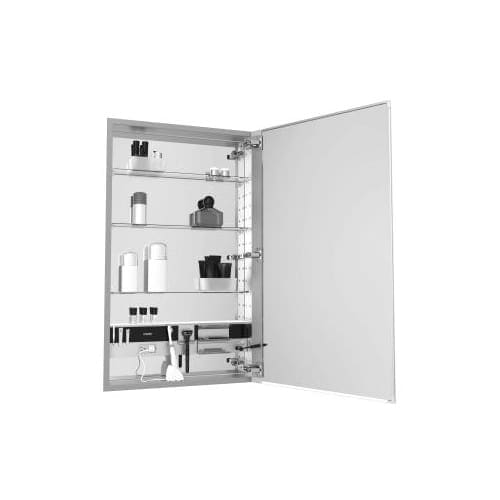 Robern Mc1640d4fpre2 M Series 16 X 40 4 Flat Plain Single Robern Mc1640d4fpre2 M Series 16 X 40 4 Flat Plain Single Door Medicine Cabinet With Right Hinge Integrated Outlets And Free Shipping Today