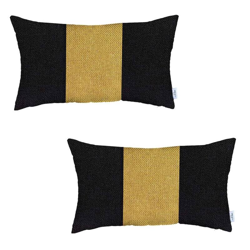 Boho-Chic Decorative Houndstooth Jacquard Pillow Covers 2 PCS