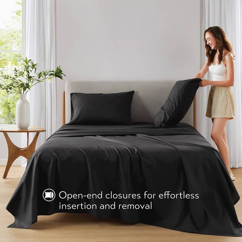 Chelsea Square Cotton 144TC 100% Cotton Solid Sheet Set