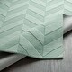 preview thumbnail 33 of 46, Hand-Woven Ann Tone-on-Tone Zig-Zag Wool Area Rug - 2' 3" x 14'
