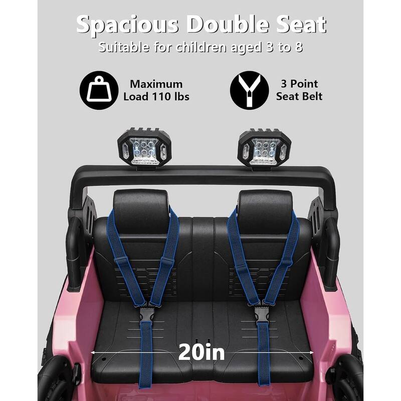 2 Seater Ride On Jeep Car Toy Vehicle for Kids Best Gifts