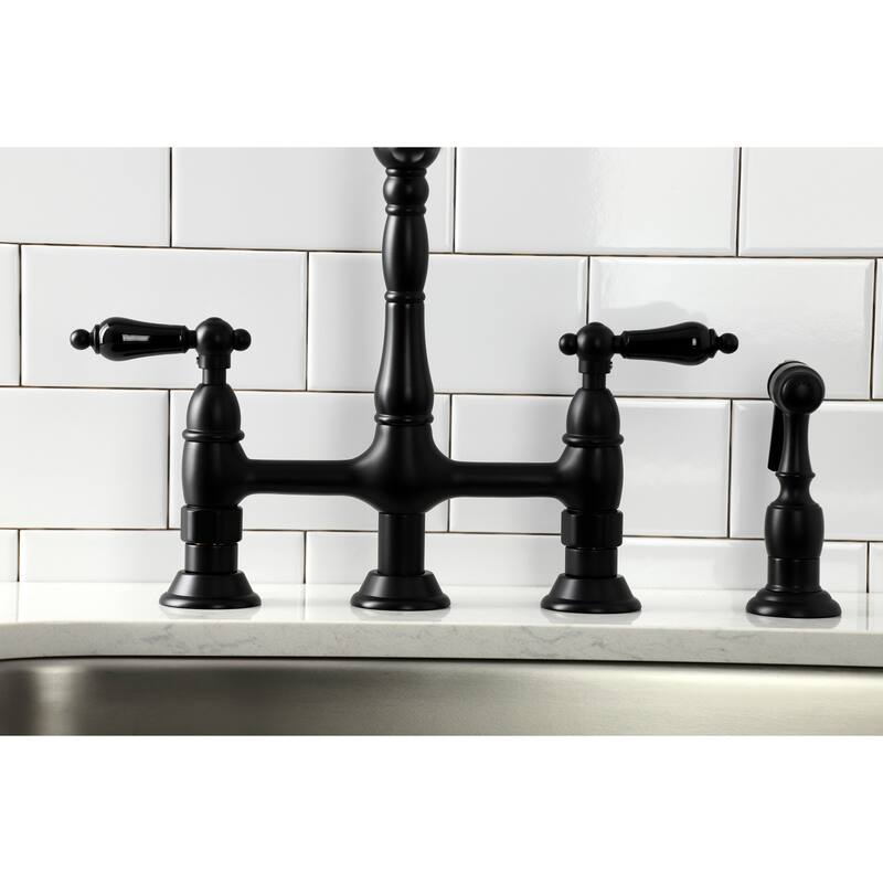 Kingston Brass Duchess Bridge Kitchen Faucet