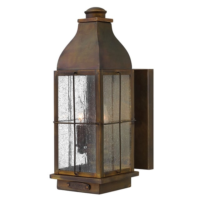 Hinkley Lighting Bingham 2 Light 16" Tall Outdoor Wall Sconce with LED