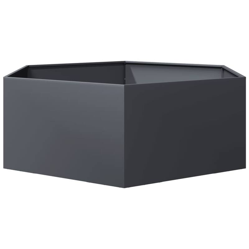 vidaXL Garden Planters Raised Vegetable Bed Elevated Flower Box Outdoor Steel