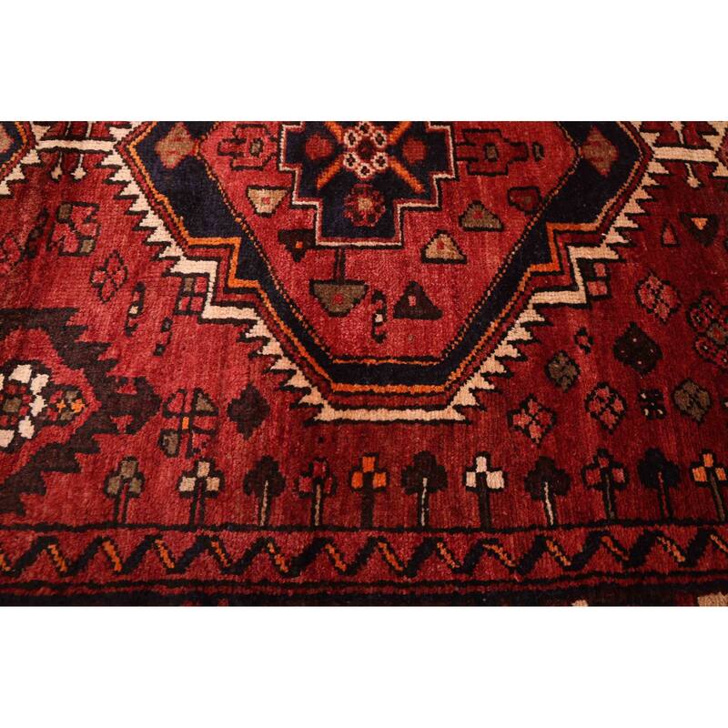ECARPETGALLERY Hand-knotted Konya Anatolian Dark Red Wool Rug - 3'7 x 9'6