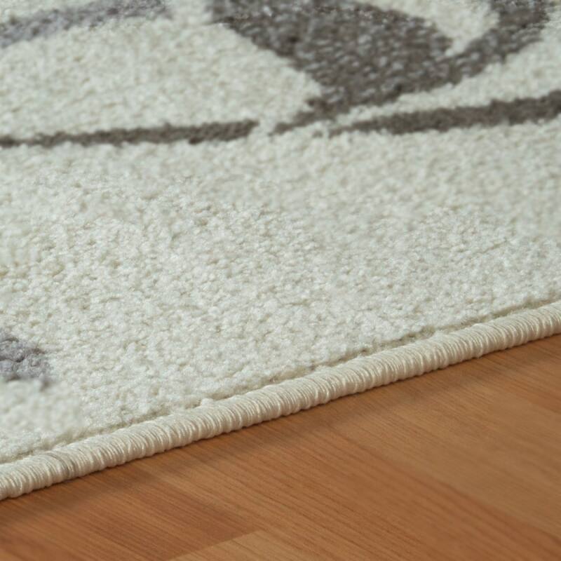 Superior Floral Vine Modern Indoor Area Rug or Runner