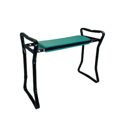Tierra Garden Green Garden Kneeler Seat 23"W x 17"H, 4.5"H Kneeler, 6lbs.