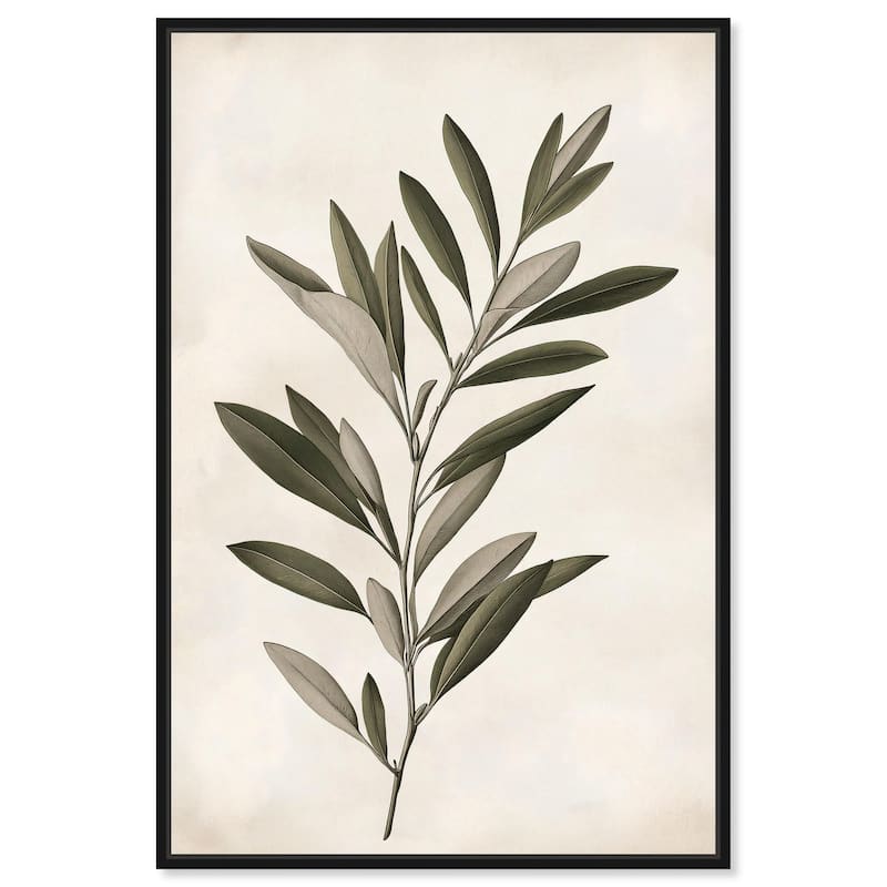 Verdant Virtue II Canvas by Art Remedy - Black - 16" x 24"