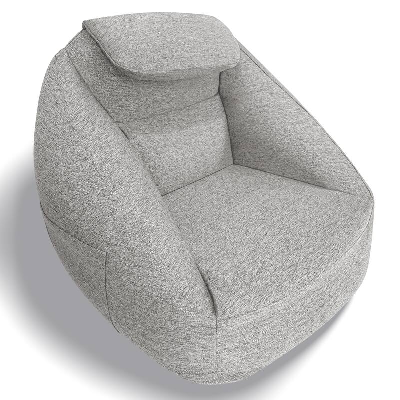 Roomfitters Cloud Ergonomic Inflatable Couch with Electric Pump, Water-Repellent Fabric - Grey