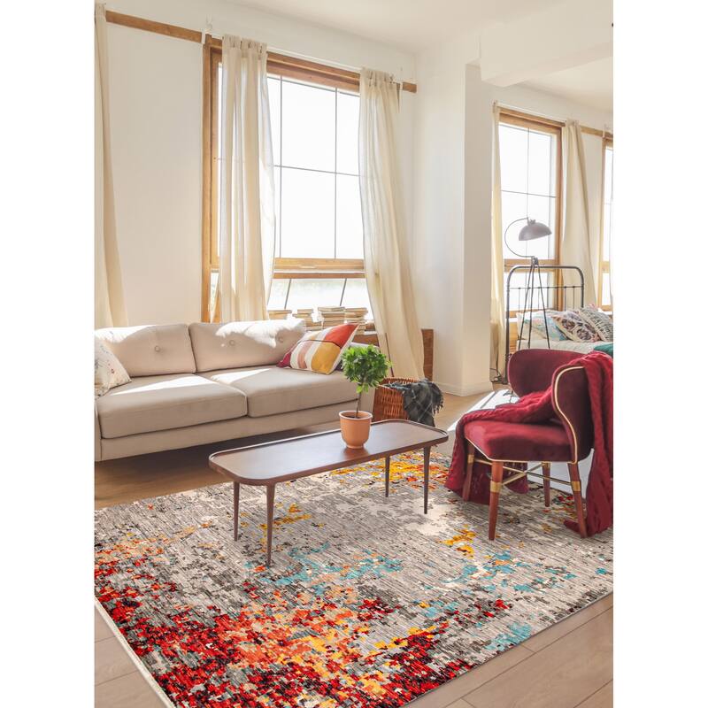 ECARPETGALLERY Hand-knotted Mystique Grey Wool Rug - 10' 3" x 14'