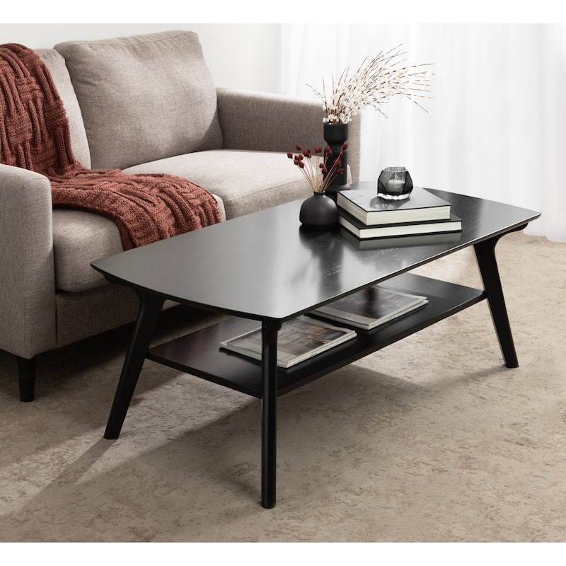 Kate and Laurel Louen Wooden Coffee Table - 48x24x18