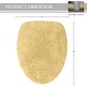 preview thumbnail 34 of 189, Home Weavers Waterford Collection Cotton Toilet Lid Rug | Elastic Fit | Fit Most Standard Toilet Lid | 18"x18"
