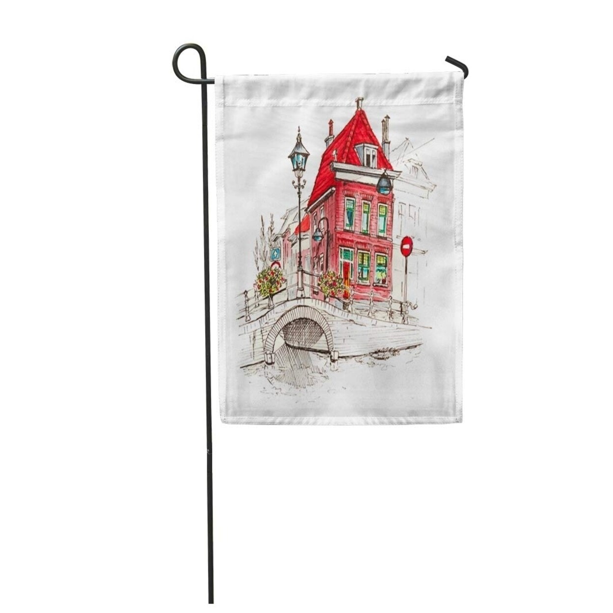 Color Scenic City View Of Delft With Beautiful Medieval Houses Garden Flag Decorative Flag House Banner 12x18 Inch On Sale Overstock 31397046 Concrete, natural stone and solid wood build a beautiful 905 square metre modern spanish house, located in comunidad valenciana. overstock com