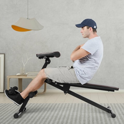 Multi-Functional Adjustable Full Body Exercise Weight Bench - 51" x 20" x 39" (L x W x H)