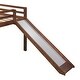 preview thumbnail 13 of 40, Kid-Friendly Design Full Size Loft Bed with Ladder Kids Bed