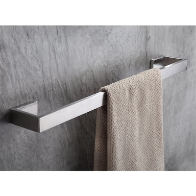 Bathroom Four-Piece Set 304 Stainless Steel Brushed - Brushed Silver