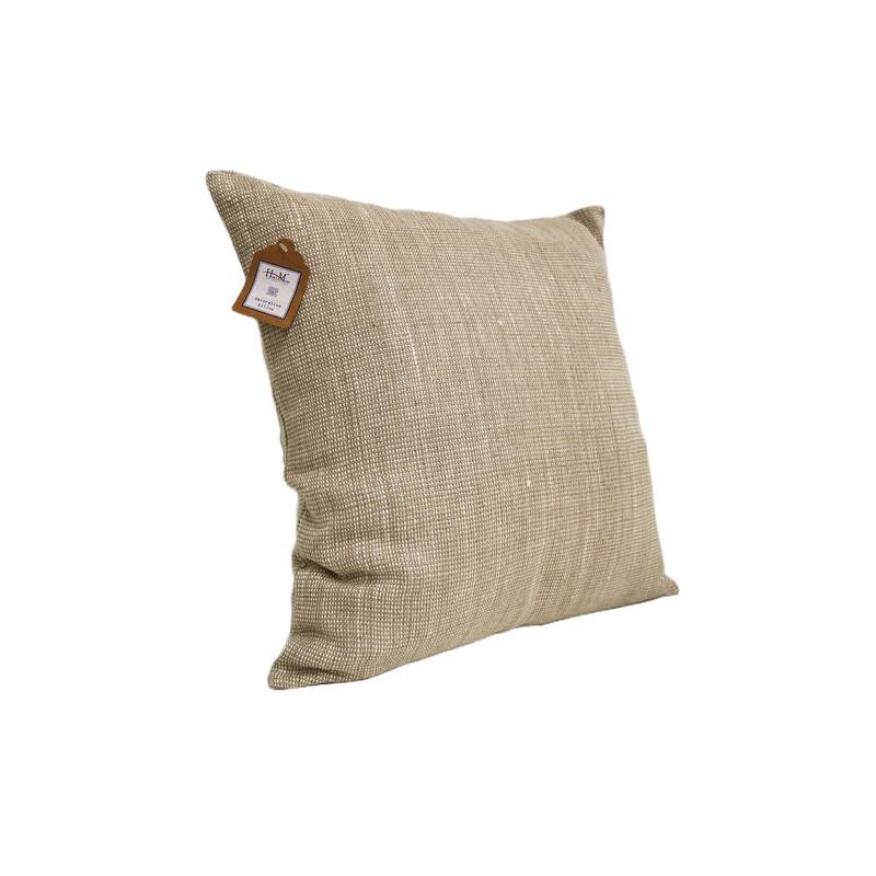 Home&Manor Valence Linen Throw Pillow 20x20