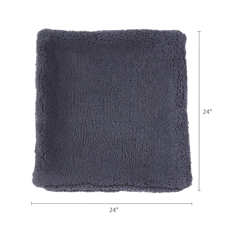 Cozy Sherpa Throw Pillow Cover