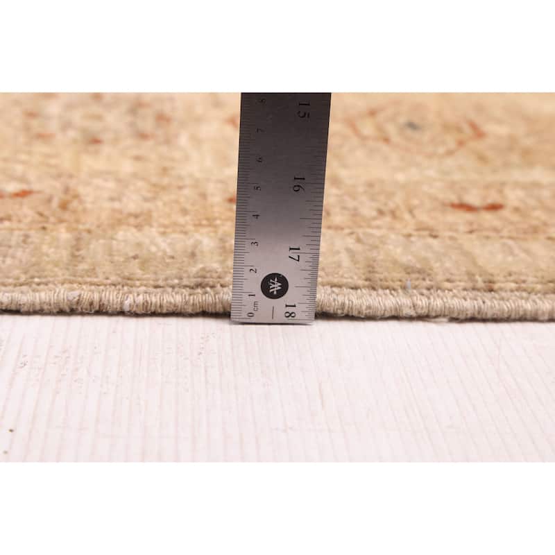 ECARPETGALLERY Hand-knotted Chobi Finest Light Grey Wool Rug - 5'2 x 7'0