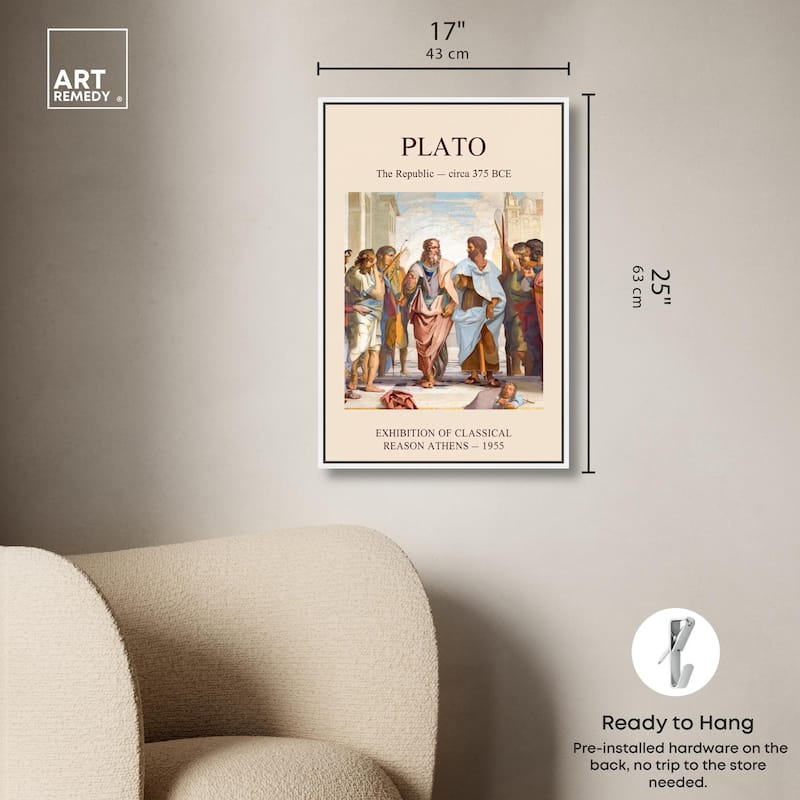 World of Plato's Republic Canvas by Art Remedy