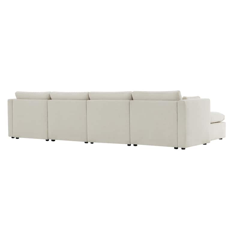Celia Oversized Modular Sectional Fabric Sofa Set