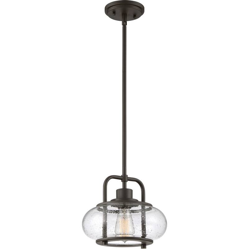 Quoizel Trilogy 10" Pendant Light in Old Bronze - Old Bronze