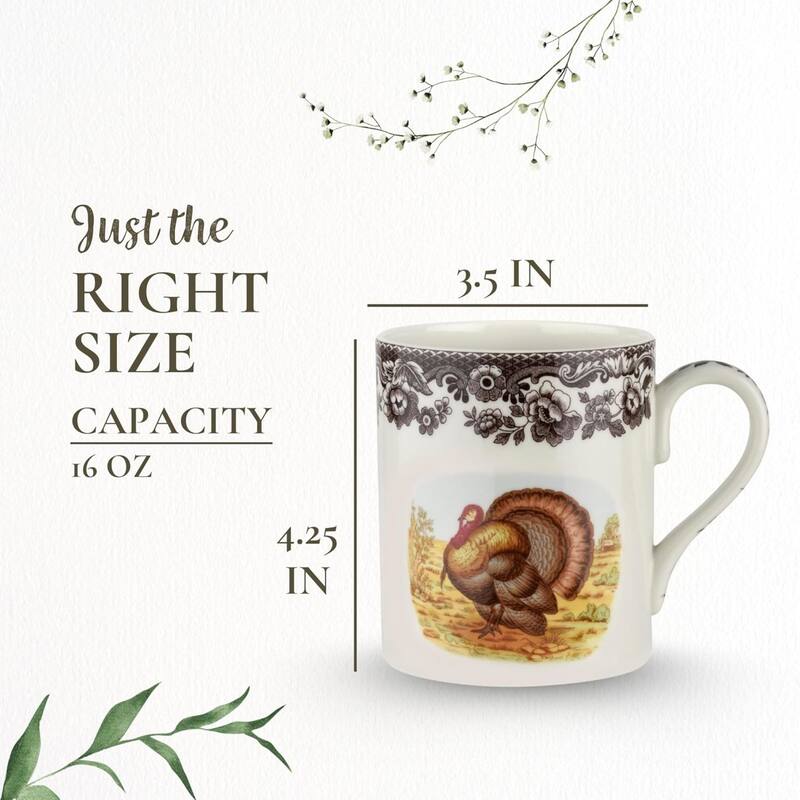 Spode Woodland Mug Turkey