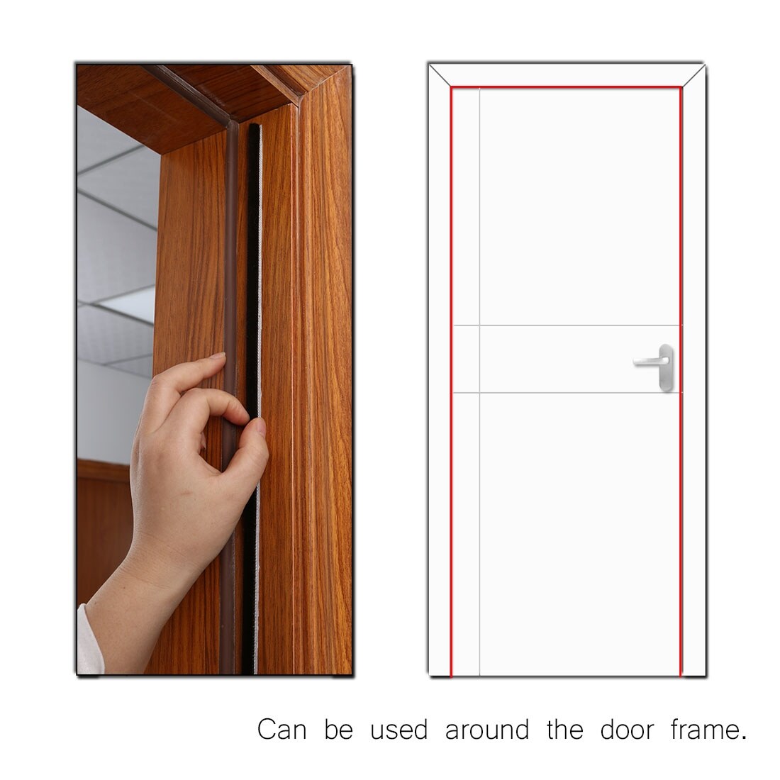 Shop Furniture Door Seal Strip Weather Stripping For Window Brown