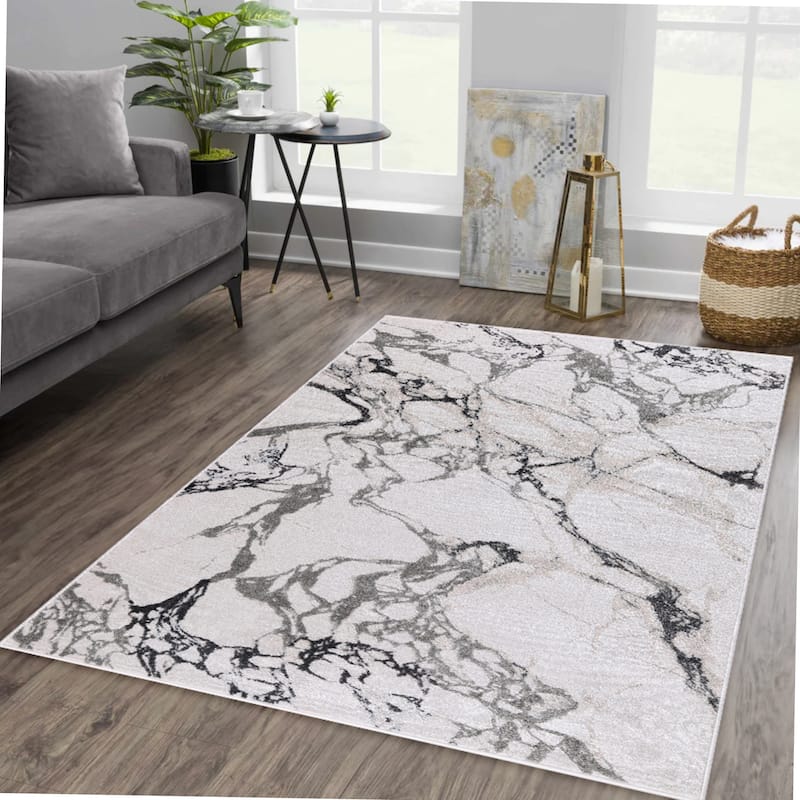 Ilios Collection Abstract Textured Rug