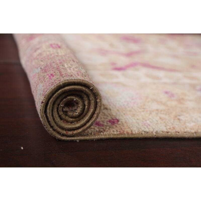 Clearance Antique Look Anatolian Oriental Wool Runner Rug Hand-knotted - 3'1" x 12'9"