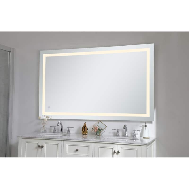 Elegant Lighting Helios 36" x 60" Rectangular Frameless Wall Mounted