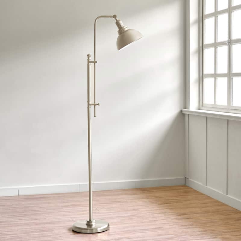 CO-Z 65" Rustic Pharmacy Task Floor Lamp with Adjustable Metal Shade