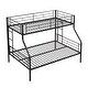 preview thumbnail 5 of 8, Twin Over FULL Metal Bunk Bed , No Box Spring Needed, Large Under Bed Storage, Easy Assemble
