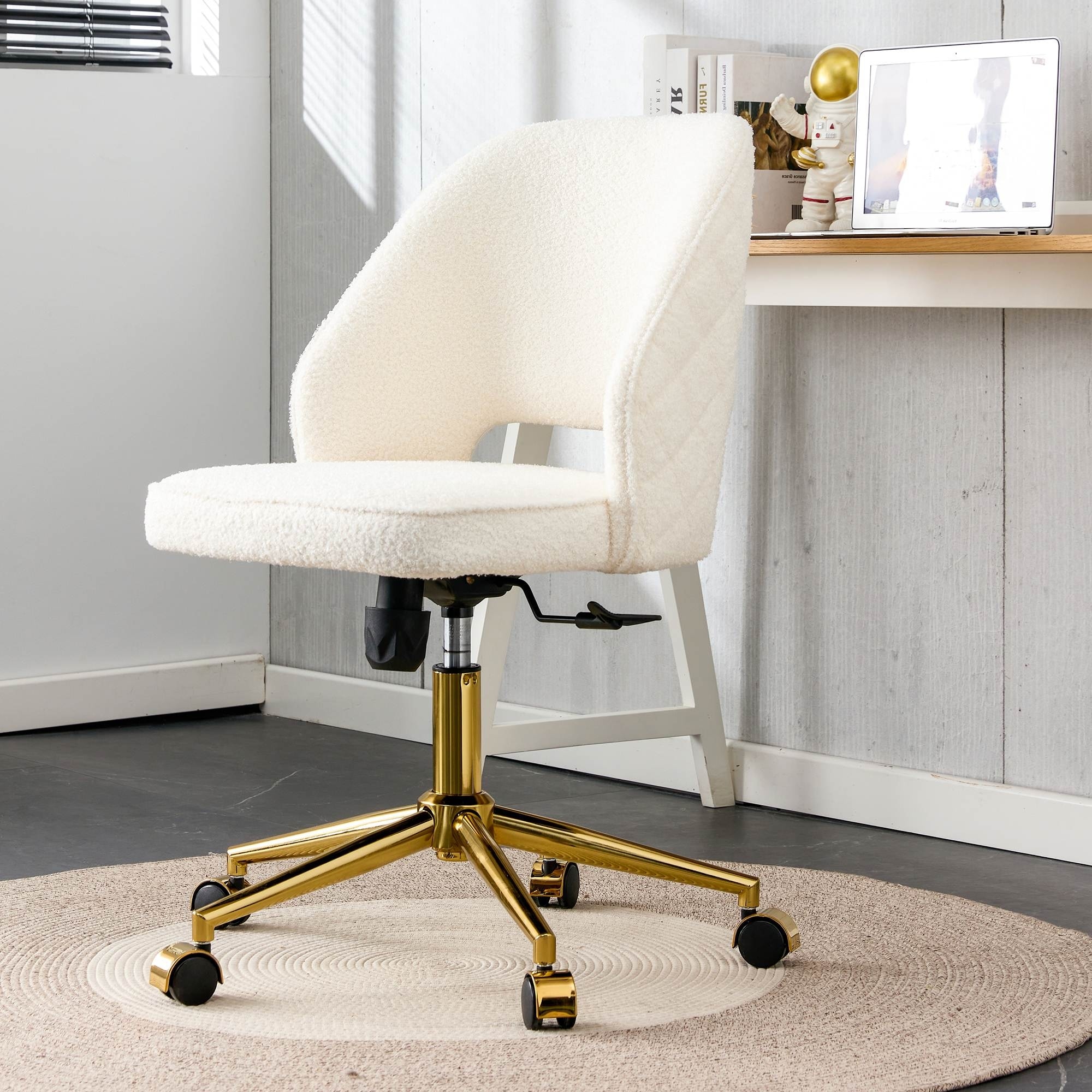 Velvet adjustable office chair outlet