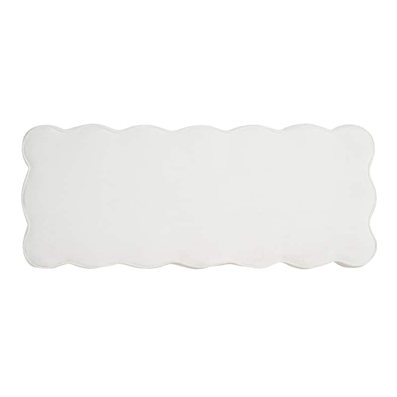 Christopher Knight Home - Milan Modern Velvet Storage Ottoman with Scalloped Design