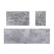 preview thumbnail 74 of 131, Luxury Plush Bathroom Rug Set - Quick-Dry, Soft Microfiber, Non-Slip, Absorbent & Washable Bath Mats Grey - 3 PC SET